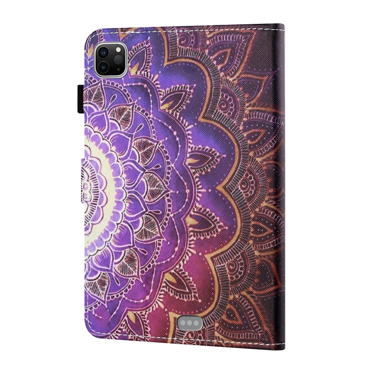 For iPad Pro 11 2024 Coloured Drawing Stitching Smart Leather Tablet Case(Mandala) - iPad Pro 11 2024 Cases by PMC TechLife | Online Shopping South Africa | PMC TechLife | Buy Now Pay Later Mobicred