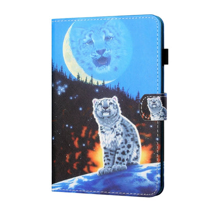 For iPad Pro 11 2024 Coloured Drawing Stitching Smart Leather Tablet Case(Moon Tiger) - iPad Pro 11 2024 Cases by PMC Jewellery | Online Shopping South Africa | PMC Jewellery | Buy Now Pay Later Mobicred