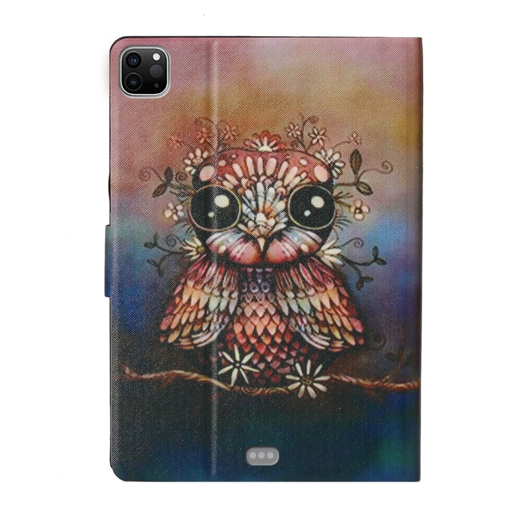 For iPad Pro 11 2024 Voltage Coloured Drawing Smart Leather Tablet Case(Owl) - iPad Pro 11 2024 Cases by PMC Jewellery | Online Shopping South Africa | PMC Jewellery | Buy Now Pay Later Mobicred