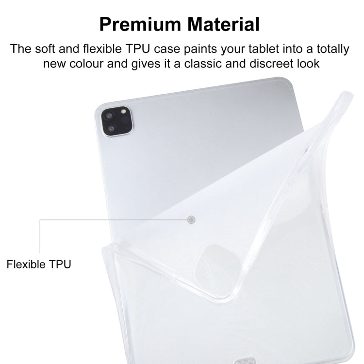 For iPad Pro 13 2024 TPU Tablet Case(Frosted Clear) - iPad Pro 13 2024 Cases by PMC Jewellery | Online Shopping South Africa | PMC Jewellery | Buy Now Pay Later Mobicred