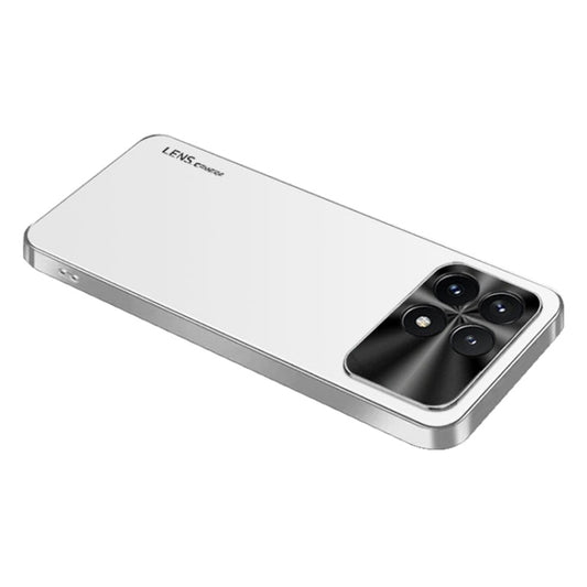 For Xiaomi Redmi K70 Pro AG Frosted Electroplating Acrylic Phone Case(Silver White) - K70 Pro Cases by PMC Jewellery | Online Shopping South Africa | PMC Jewellery | Buy Now Pay Later Mobicred