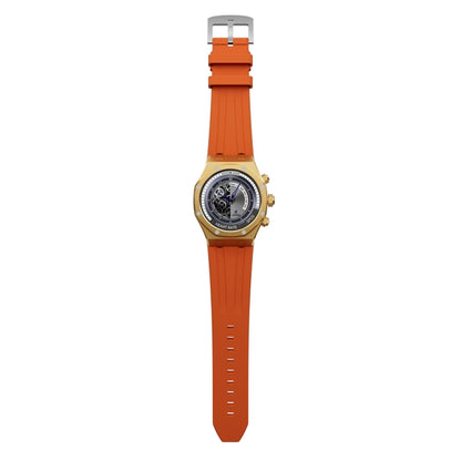 WS-18 1.43 inch IP67 Sport Smart Watch, Support Bluetooth Call / Sleep / Blood Oxygen / Heart Rate / Blood Pressure Health Monitor(Gold+Orange) - Smart Watches by PMC Jewellery | Online Shopping South Africa | PMC Jewellery | Buy Now Pay Later Mobicred