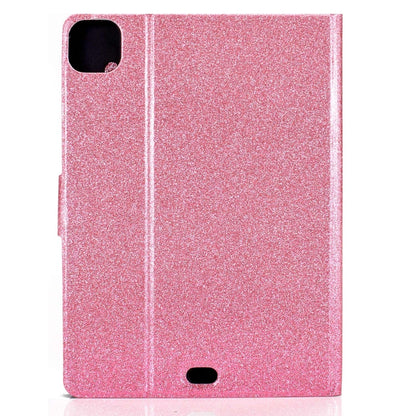 For iPad Pro 11 2024 Varnish Glitter Powder Smart Leather Tablet Case(Pink) - iPad Pro 11 2024 Cases by PMC Jewellery | Online Shopping South Africa | PMC Jewellery | Buy Now Pay Later Mobicred