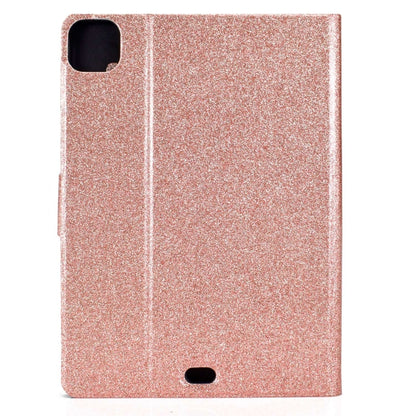 For iPad Pro 11 2024 Varnish Glitter Powder Smart Leather Tablet Case(Rose Gold) - iPad Pro 11 2024 Cases by PMC Jewellery | Online Shopping South Africa | PMC Jewellery | Buy Now Pay Later Mobicred