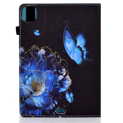 For iPad Pro 11 2024 Painted Elastic Band Smart Leather Tablet Case(Flower) - iPad Pro 11 2024 Cases by PMC Jewellery | Online Shopping South Africa | PMC Jewellery | Buy Now Pay Later Mobicred