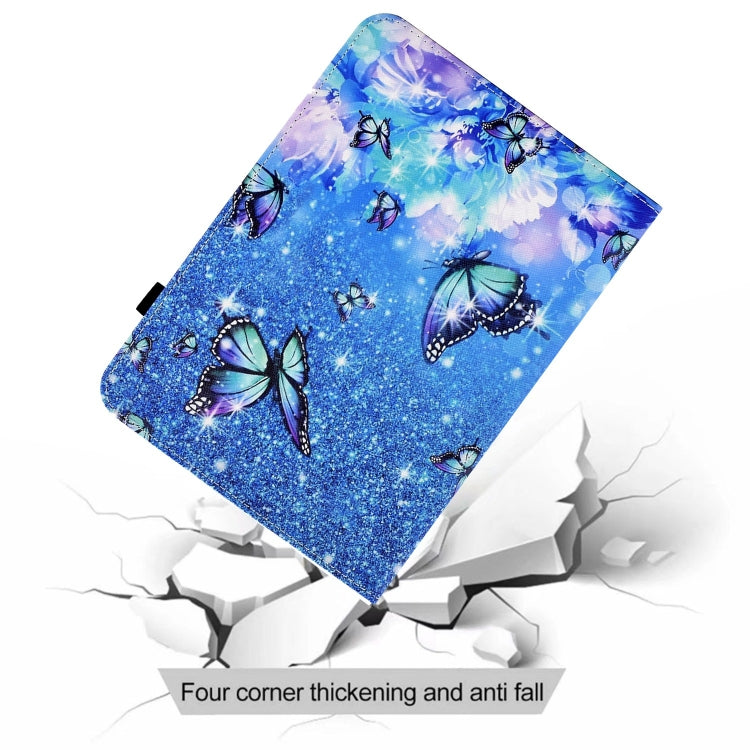 For iPad Pro 11 2024 Painted Elastic Band Smart Leather Tablet Case(Butterfly) - iPad Pro 11 2024 Cases by PMC Jewellery | Online Shopping South Africa | PMC Jewellery | Buy Now Pay Later Mobicred