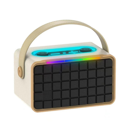 NewRixing NR8801 15W Portable Outdoor Bluetooth Speaker TWS Stereo Speaker(khaki) - Desktop Speaker by NewRixing | Online Shopping South Africa | PMC Jewellery | Buy Now Pay Later Mobicred