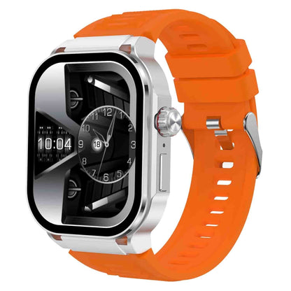 G40S 2.06 inch IP67 BT5.2 Sport Smart Watch, Support Bluetooth Call / Sleep / Blood Oxygen / Heart Rate / Blood Pressure Health Monitor(Orange) - Smart Watches by PMC Jewellery | Online Shopping South Africa | PMC Jewellery | Buy Now Pay Later Mobicred