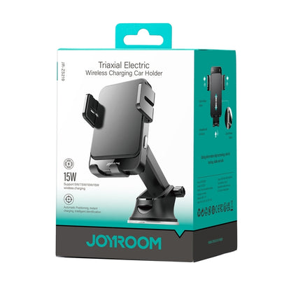 JOYROOM JR-ZS219 Car Dashboard Wireless Charging Stand(Black) - Wireless Charger Holders by JOYROOM | Online Shopping South Africa | PMC Jewellery | Buy Now Pay Later Mobicred