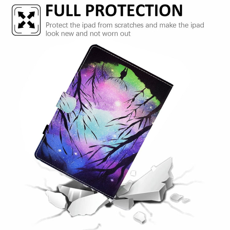 For iPad Pro 11 2024 Painted Stitching Smart Leather Tablet Case(Starry Deer) - iPad Pro 11 2024 Cases by PMC Jewellery | Online Shopping South Africa | PMC Jewellery | Buy Now Pay Later Mobicred