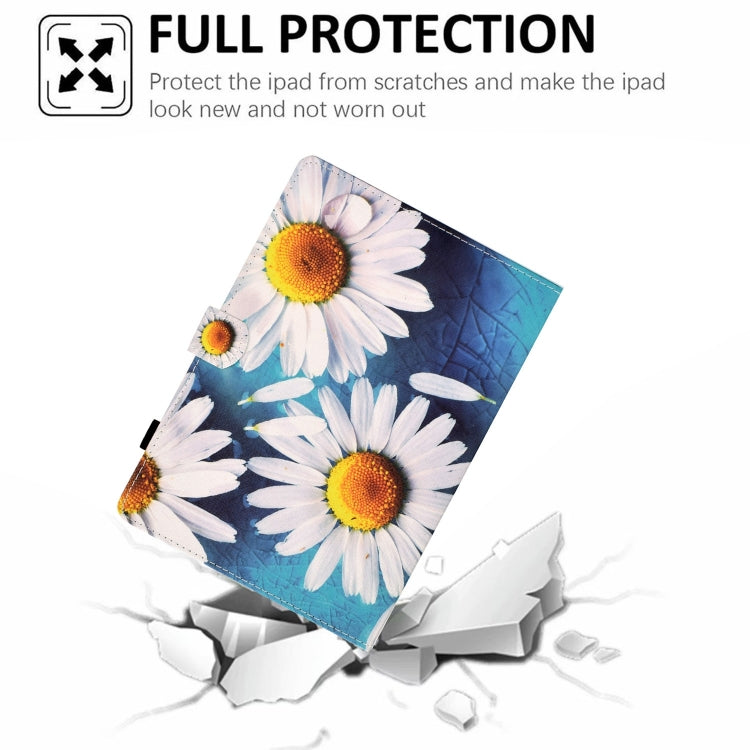 For iPad Pro 11 2024 Painted Stitching Smart Leather Tablet Case(Sunflower) - iPad Pro 11 2024 Cases by PMC Jewellery | Online Shopping South Africa | PMC Jewellery | Buy Now Pay Later Mobicred