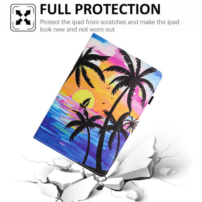 For iPad Pro 11 2024 Painted Litchi Leather Sewing Smart Tablet Case(Coconut Tree) - iPad Pro 11 2024 Cases by PMC Jewellery | Online Shopping South Africa | PMC Jewellery | Buy Now Pay Later Mobicred