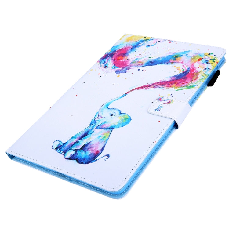 For iPad Pro 11 2024 Colored Drawing Leather Smart Tablet Case(Colorful Elephant) - iPad Pro 11 2024 Cases by PMC TechLife | Online Shopping South Africa | PMC TechLife | Buy Now Pay Later Mobicred