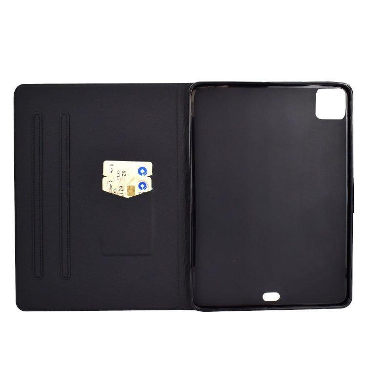 For iPad Pro 11 2024 Voltage Colored Drawing Smart Leather Tablet Case(White Owl) - iPad Pro 11 2024 Cases by PMC Jewellery | Online Shopping South Africa | PMC Jewellery | Buy Now Pay Later Mobicred