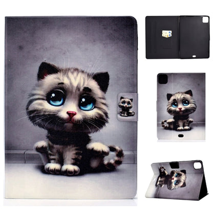 For iPad Pro 11 2024 Voltage Colored Drawing Smart Leather Tablet Case(Cat) - iPad Pro 11 2024 Cases by PMC Jewellery | Online Shopping South Africa | PMC Jewellery | Buy Now Pay Later Mobicred