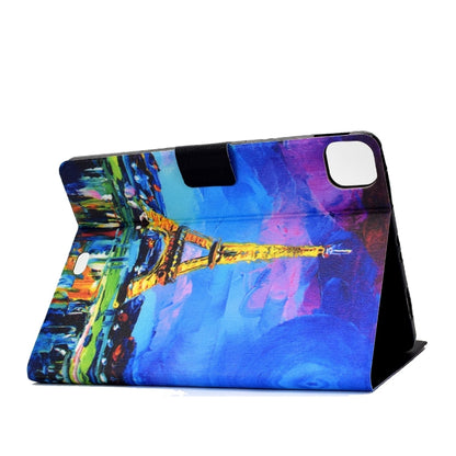 For iPad Pro 11 2024 Voltage Colored Drawing Smart Leather Tablet Case(Eiffel Tower) - iPad Pro 11 2024 Cases by PMC Jewellery | Online Shopping South Africa | PMC Jewellery | Buy Now Pay Later Mobicred