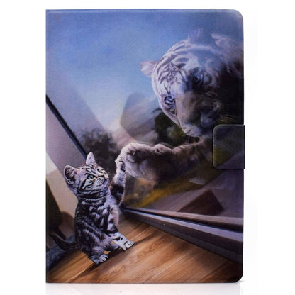 For iPad Pro 11 2024 Voltage Colored Drawing Smart Leather Tablet Case(Cat and Tiger) - iPad Pro 11 2024 Cases by PMC Jewellery | Online Shopping South Africa | PMC Jewellery | Buy Now Pay Later Mobicred