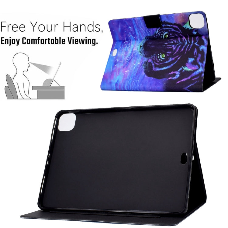 For iPad Pro 11 2024 Voltage Colored Drawing Smart Leather Tablet Case(Star Lion) - iPad Pro 11 2024 Cases by PMC Jewellery | Online Shopping South Africa | PMC Jewellery | Buy Now Pay Later Mobicred