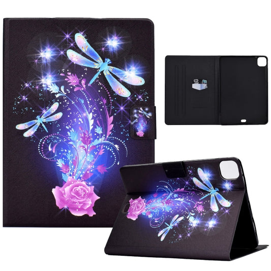 For iPad Pro 11 2024 Voltage Colored Drawing Smart Leather Tablet Case(Butterfly) - iPad Pro 11 2024 Cases by PMC Jewellery | Online Shopping South Africa | PMC Jewellery | Buy Now Pay Later Mobicred