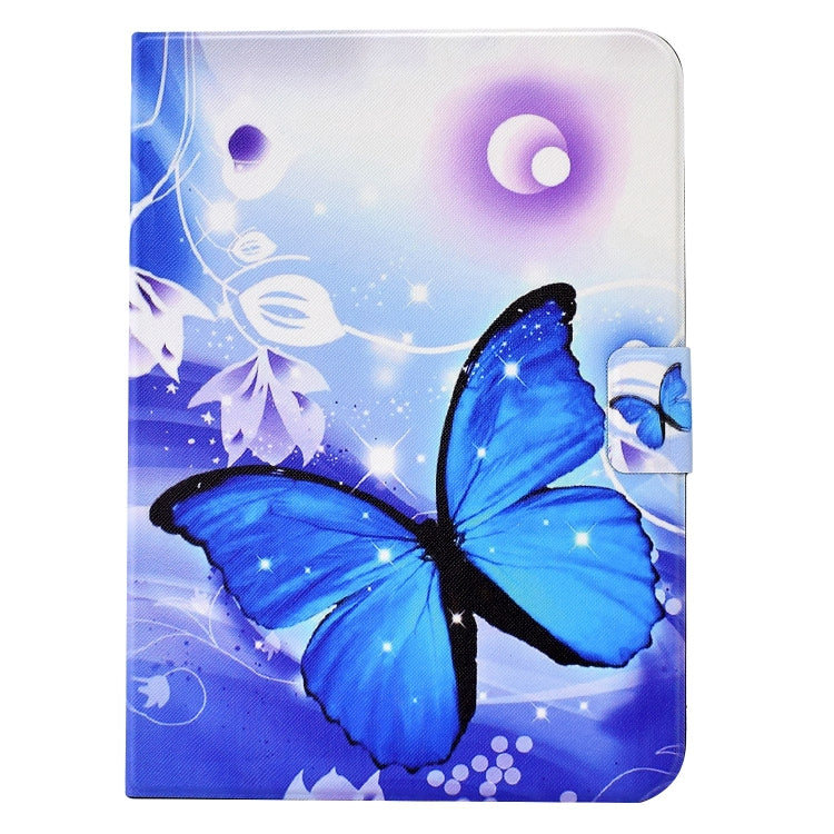 For iPad Pro 11 2024 Voltage Colored Drawing Smart Leather Tablet Case(Blue Butterfly) - iPad Pro 11 2024 Cases by PMC Jewellery | Online Shopping South Africa | PMC Jewellery | Buy Now Pay Later Mobicred