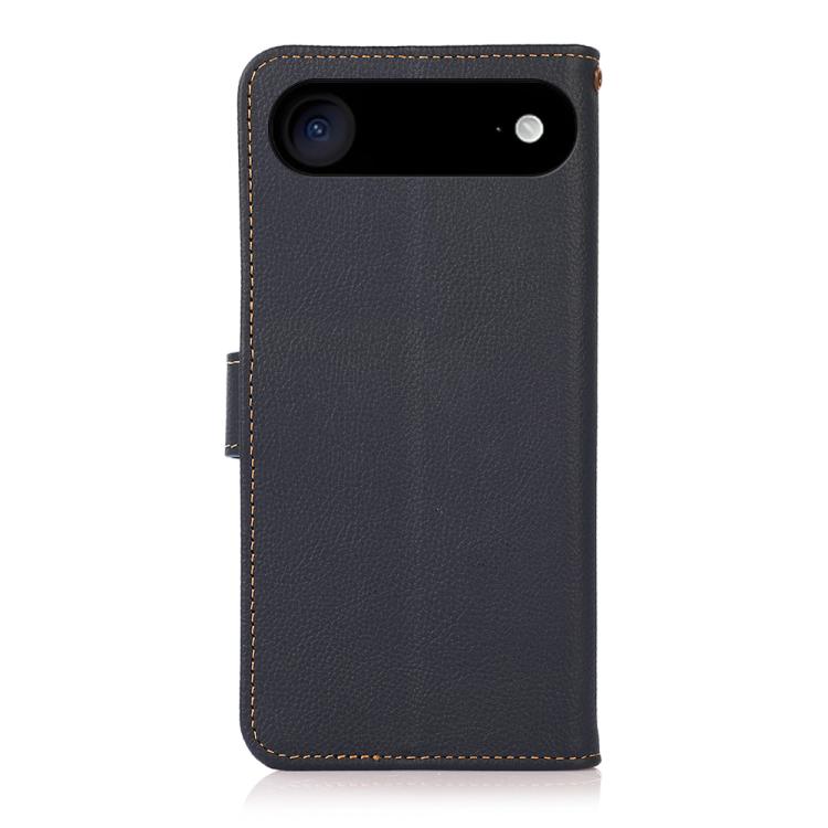 For iPhone 17 Air KHAZNEH Custer Genuine Leather RFID Phone Case(Blue) - free shipping - PMc TechLife - Order now!