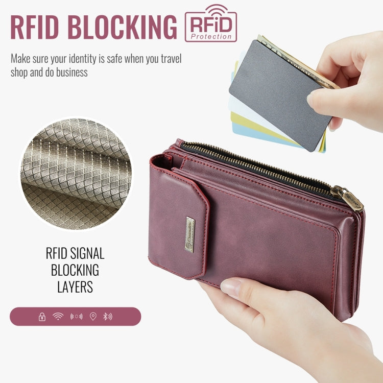 CaseMe Me40 Vertical Multifunctional Shoulder Crossbody Phone Bag(Red) - free shipping - PMC Jewellery - Order now!