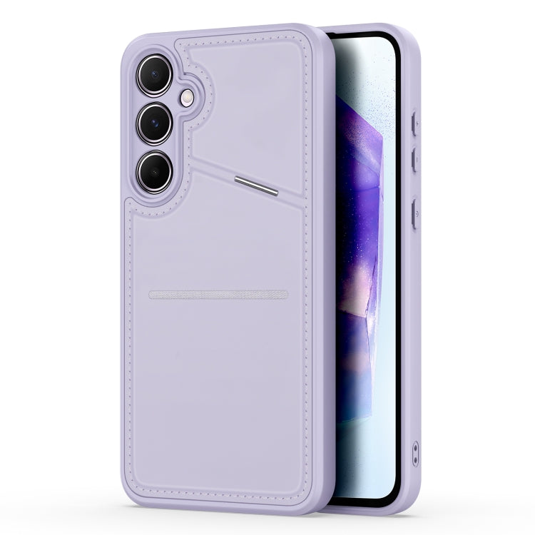 For Samsung Galaxy A55 5G DUX DUCIS Rafi II Series RFID Holder Phone Case(Purple) - Galaxy Phone Cases by DUX DUCIS | Online Shopping South Africa | PMC Jewellery | Buy Now Pay Later Mobicred