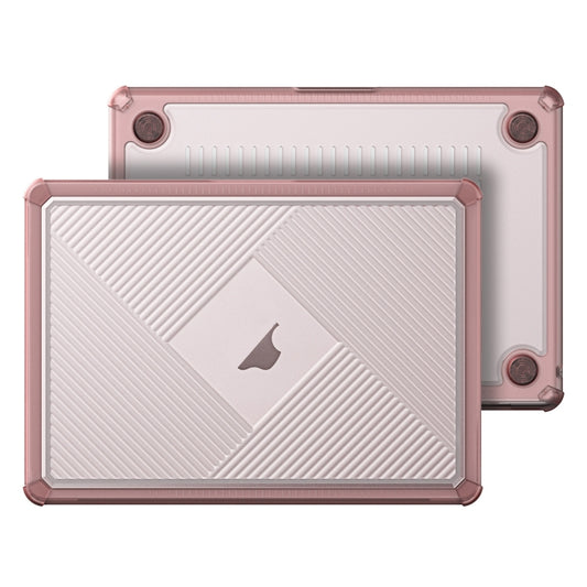 For MacBook Air 15.3 2023/2024 A2941 DUX DUCIS LCGH Laptop Frosted Protective Case(Pink) - MacBook Air Cases by DUX DUCIS | Online Shopping South Africa | PMC Jewellery | Buy Now Pay Later Mobicred