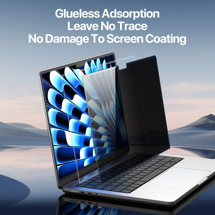 For MacBook Air 15.3 2023/2024 A2941 DUX DUCIS LCGH Laptop Privacy Tempered Glass Film - Screen Protectors by DUX DUCIS | Online Shopping South Africa | PMC Jewellery | Buy Now Pay Later Mobicred