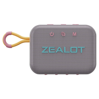 Zealot S75 Portable Outdoor IPX6 Waterproof Bluetooth Speaker(Grey) - Waterproof Speaker by ZEALOT | Online Shopping South Africa | PMC Jewellery | Buy Now Pay Later Mobicred