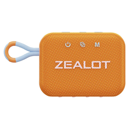 Zealot S75 Portable Outdoor IPX6 Waterproof Bluetooth Speaker(Orange) - Waterproof Speaker by ZEALOT | Online Shopping South Africa | PMC Jewellery | Buy Now Pay Later Mobicred