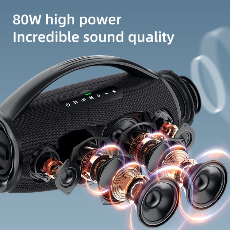 Zealot S97 80W Outdoor Portable RGB Light Bluetooth Speaker(Blue) - free shipping - PMC Jewellery - Order now!