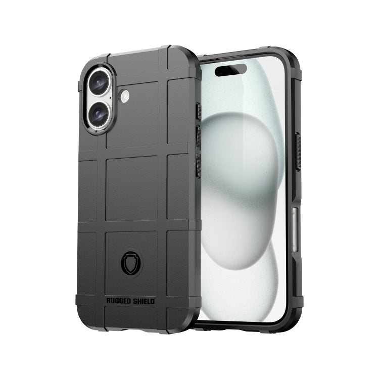 For iPhone 16 Pro Max Full Coverage Shockproof TPU Phone Case(Black) - iPhone 16 Pro Max Cases by PMC TechLife | Online Shopping South Africa | PMC TechLife | Buy Now Pay Later Mobicred