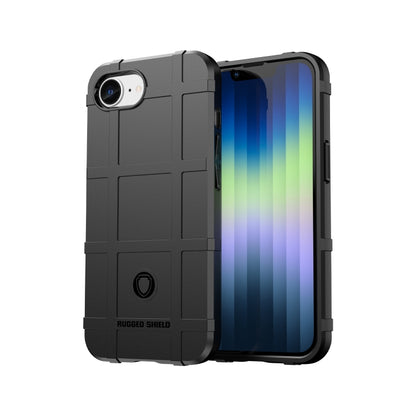 For iPhone SE 2024 Full Coverage Shockproof TPU Phone Case(Black) - More iPhone Cases by PMC Jewellery | Online Shopping South Africa | PMC Jewellery | Buy Now Pay Later Mobicred