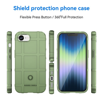 For iPhone SE 2024 Full Coverage Shockproof TPU Phone Case(Green) - More iPhone Cases by PMC Jewellery | Online Shopping South Africa | PMC Jewellery | Buy Now Pay Later Mobicred