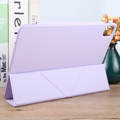 For iPad Pro 11 2024 Y-Shape Double-sided Clip Magnetic Smart Tablet Case(Purple) - iPad Pro 11 2024 Cases by PMC Jewellery | Online Shopping South Africa | PMC Jewellery | Buy Now Pay Later Mobicred