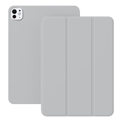 For iPad Pro 11 2024 Ultra-thin Double-sided Clip Magnetic Smart Tablet Case(Grey) - iPad Pro 11 2024 Cases by PMC Jewellery | Online Shopping South Africa | PMC Jewellery | Buy Now Pay Later Mobicred