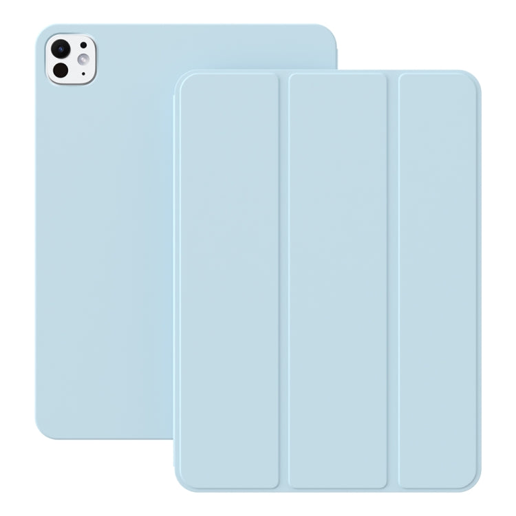 For iPad Pro 13 2024 Ultra-thin Double-sided Clip Magnetic Smart Tablet Case(Sky Blue) - iPad Pro 13 2024 Cases by PMC Jewellery | Online Shopping South Africa | PMC Jewellery | Buy Now Pay Later Mobicred