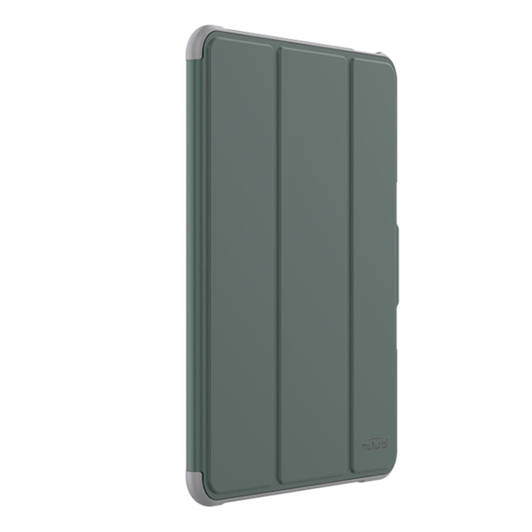 For iPad Air 13 2024 Mutural PC Hybrid TPU Leather Smart Tablet Case(Dark Green) - iPad Air 13 2024 Cases by Mutural | Online Shopping South Africa | PMC Jewellery | Buy Now Pay Later Mobicred