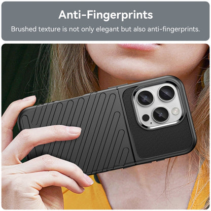 For iPhone 16 Pro Thunderbolt Shockproof Soft TPU Phone Case(Black) - iPhone 16 Pro Cases by PMC Jewellery | Online Shopping South Africa | PMC Jewellery | Buy Now Pay Later Mobicred