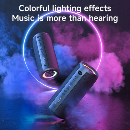 Zealot S51 Pro Shocking Bass Bluetooth Speaker with Colorful Light(Grey) - Desktop Speaker by ZEALOT | Online Shopping South Africa | PMC Jewellery | Buy Now Pay Later Mobicred