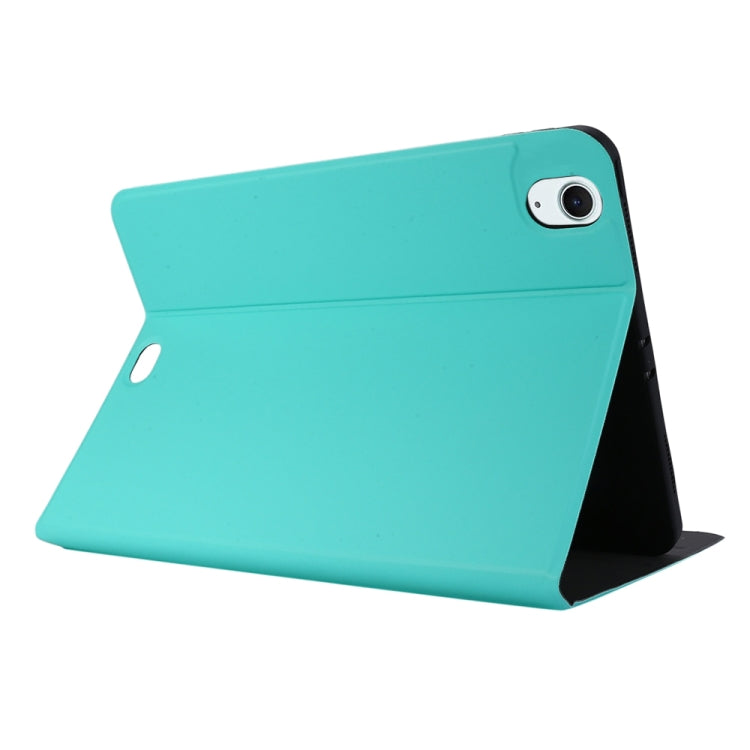 For iPad Air 11 2024 Stretch Voltage Plain Leather Smart Tablet Case(Green) - iPad Air 11 2024 Cases by PMC Jewellery | Online Shopping South Africa | PMC Jewellery | Buy Now Pay Later Mobicred