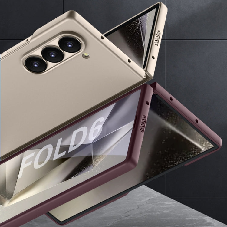 For Samsung Galaxy Z Fold6 GKK Integrated Ultra-thin Full Coverage Protective Case(Silver) - free shipping - PMC Jewellery - Order now!