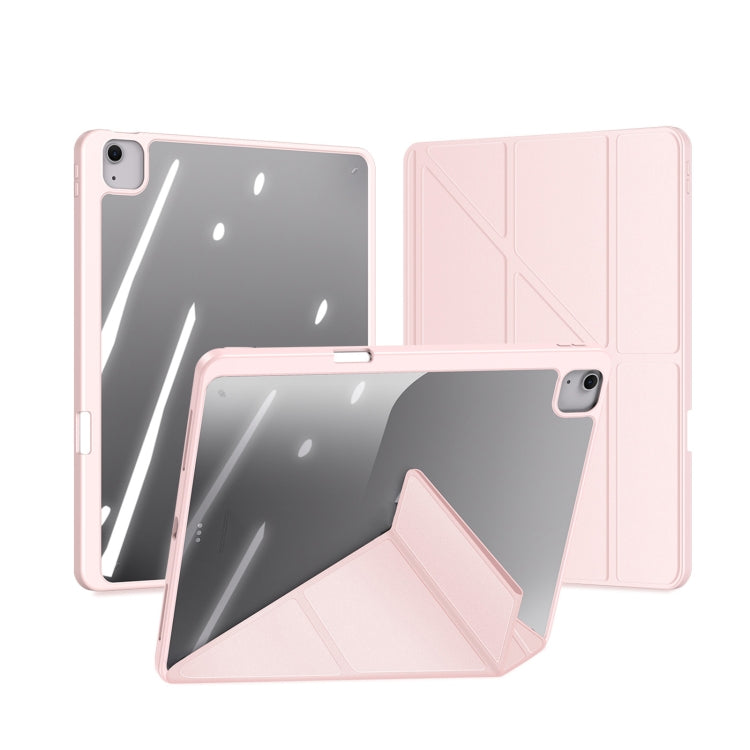 For iPad Air 13 2024 DUX DUCIS Magi Series Smart Leather Tablet Case(Pink) - iPad Air 13 2024 Cases by DUX DUCIS | Online Shopping South Africa | PMC Jewellery | Buy Now Pay Later Mobicred