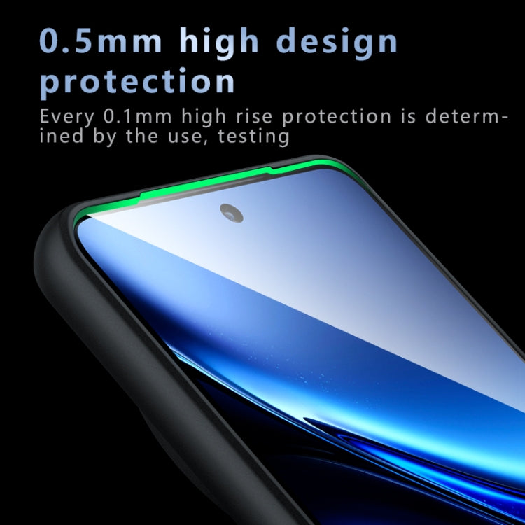 For vivo X200 Pro Armor Precise Hole PC Hybrid TPU Phone Case(Frosted Black) - X200 Pro Cases by PMC Jewellery | Online Shopping South Africa | PMC Jewellery | Buy Now Pay Later Mobicred