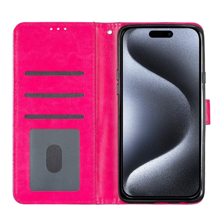 For iPhone 16 Pro Glitter Powder Flip Leather Phone Case(Rose Red) - iPhone 16 Pro Cases by PMC TechLife | Online Shopping South Africa | PMC TechLife | Buy Now Pay Later Mobicred