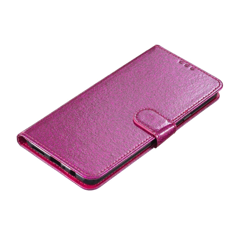 For iPhone 16 Pro Glitter Powder Flip Leather Phone Case(Rose Red) - iPhone 16 Pro Cases by PMC TechLife | Online Shopping South Africa | PMC TechLife | Buy Now Pay Later Mobicred