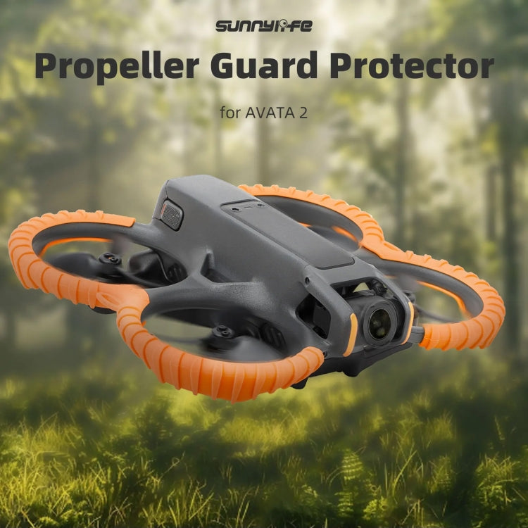 For DJI Avata 2 Sunnylife Drone Anti-Collision Protective Cover Propeller Ring Stripes(Black) - free shipping - PMC TechLife - Order now!