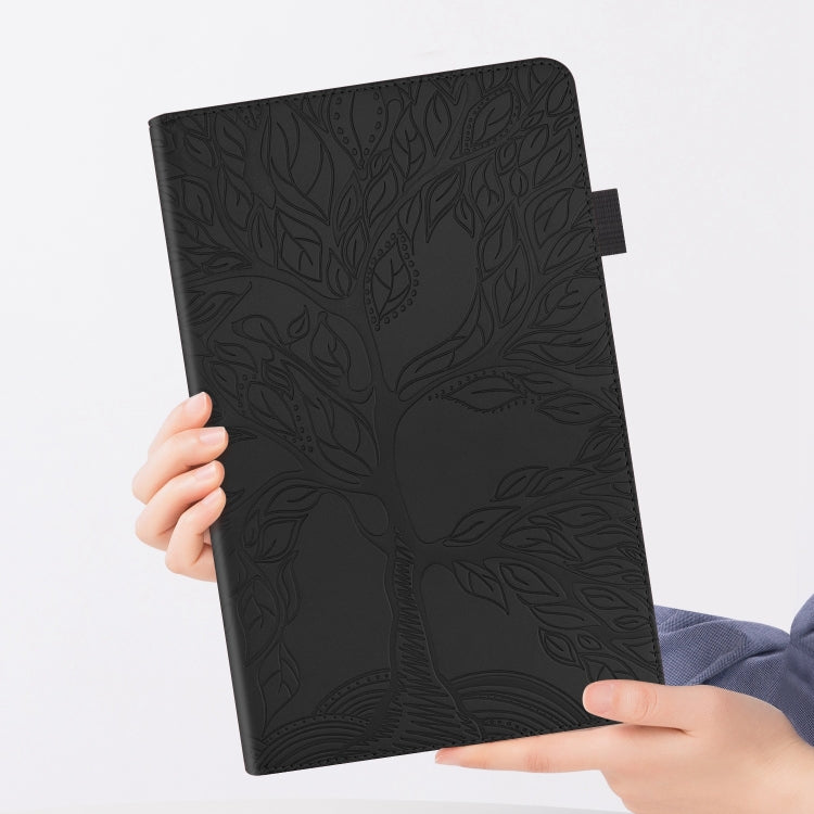 For iPad Pro 13 2024 Tree Life Series Embossed Smart Leather Tablet Case(Black) - iPad Pro 13 2024 Cases by PMC TechLife | Online Shopping South Africa | PMC TechLife | Buy Now Pay Later Mobicred