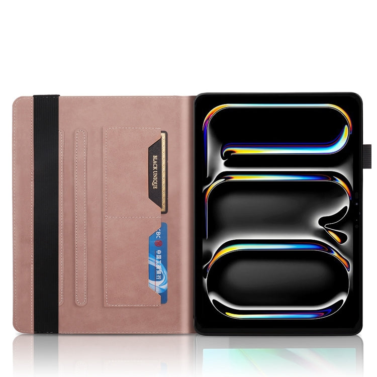 For iPad Pro 11 2024 Tree Life Series Embossed Smart Leather Tablet Case(Rose Gold) - iPad Pro 11 2024 Cases by PMC Jewellery | Online Shopping South Africa | PMC Jewellery | Buy Now Pay Later Mobicred